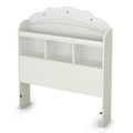 HomeStockTiara Bookcase Headboard Pure White Glam Style 111777