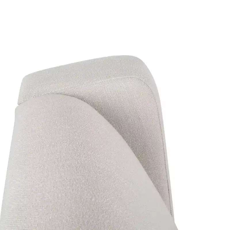 Poltrona reclinabile girevole in tessuto grigio/bianco – Posto singolo, stile a pozzetto