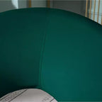 Poltrona d'accento in velluto blu / grigio / verde / rosa – Schienale curvo, base a slitta dorata, seduta singola