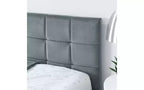Beige / Nero / Marrone / Blu Scuro / Grigio / Rosa | Divano Letto in Velluto Imbottito Stile Mid-Century | Una Piazza e Mezza