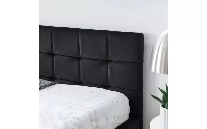 Beige / Nero / Marrone / Blu Scuro / Grigio / Rosa | Divano Letto in Velluto Imbottito Stile Mid-Century | Una Piazza e Mezza