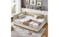 Beige / Nero / Marrone / Blu Scuro / Grigio / Rosa | Divano Letto in Velluto Imbottito Stile Mid-Century | Una Piazza e Mezza