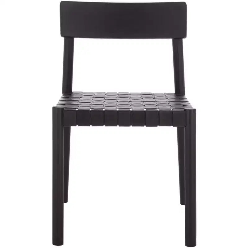Tyde Dining Chair - DCH1215 - Black/Black - Safavieh