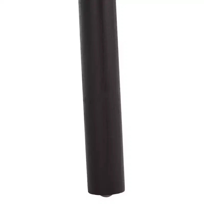 Sedia da pranzo senza braccioli Nera/Nera, rivestimento in pelle, Posti a sedere 1