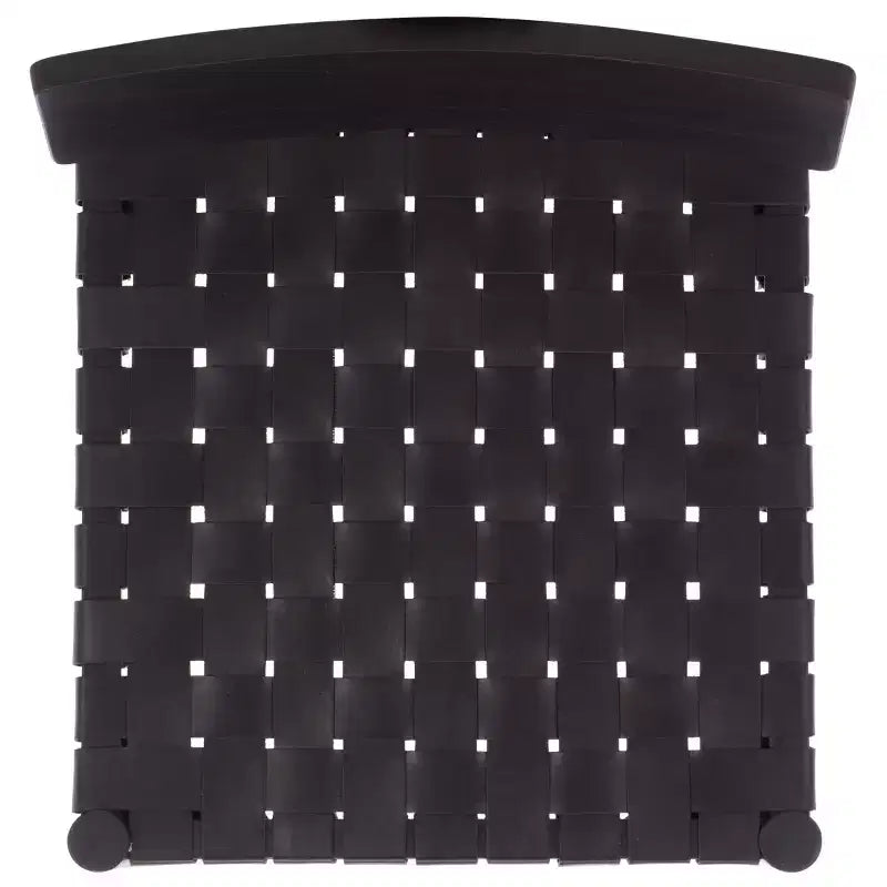 Sedia da pranzo senza braccioli Nera/Nera, rivestimento in pelle, Posti a sedere 1
