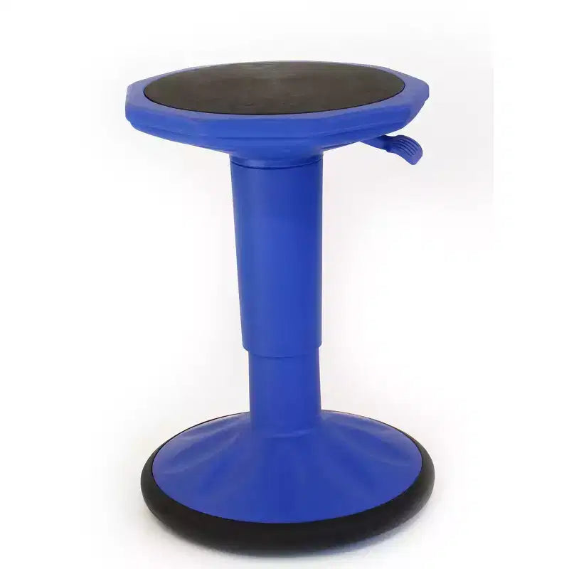 Sgabello oscillante regolabile – Nero/Blu/Grigio/Viola/Rosso | Senza schienale | Per 1 persona