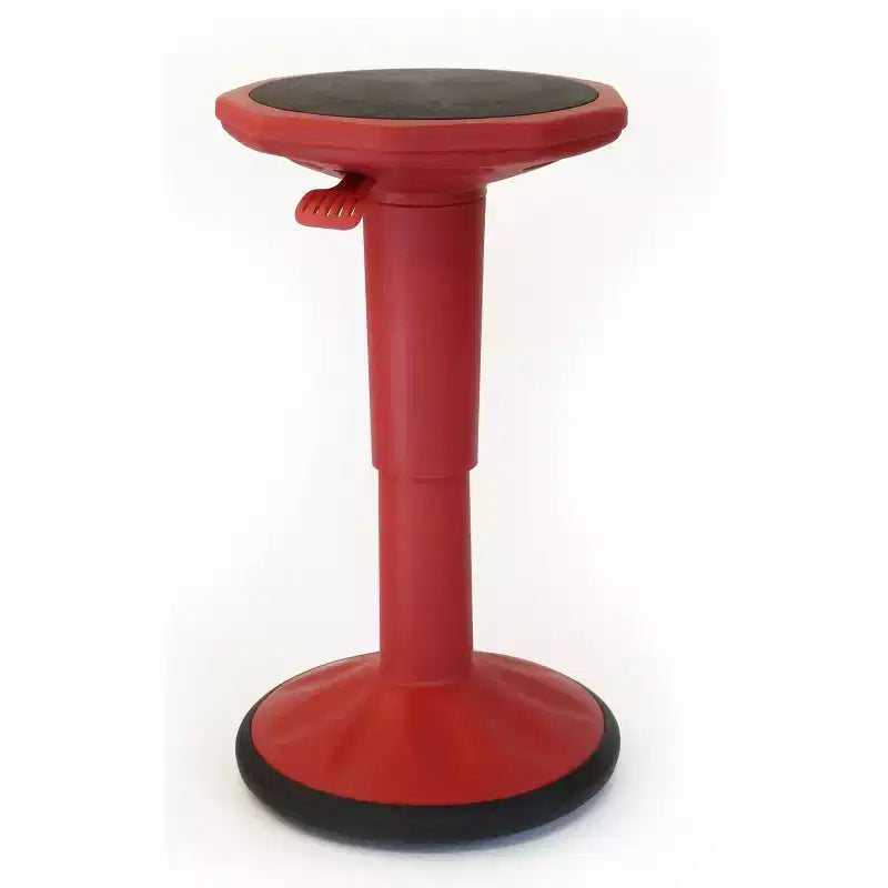 Sgabello oscillante regolabile – Nero/Blu/Grigio/Viola/Rosso | Senza schienale | Per 1 persona